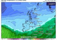 英国最新降雪：新地图显示，北极暴风雪几乎覆盖了整个英国